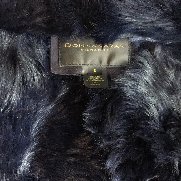 Authentic Shearling Donna Karan coat.